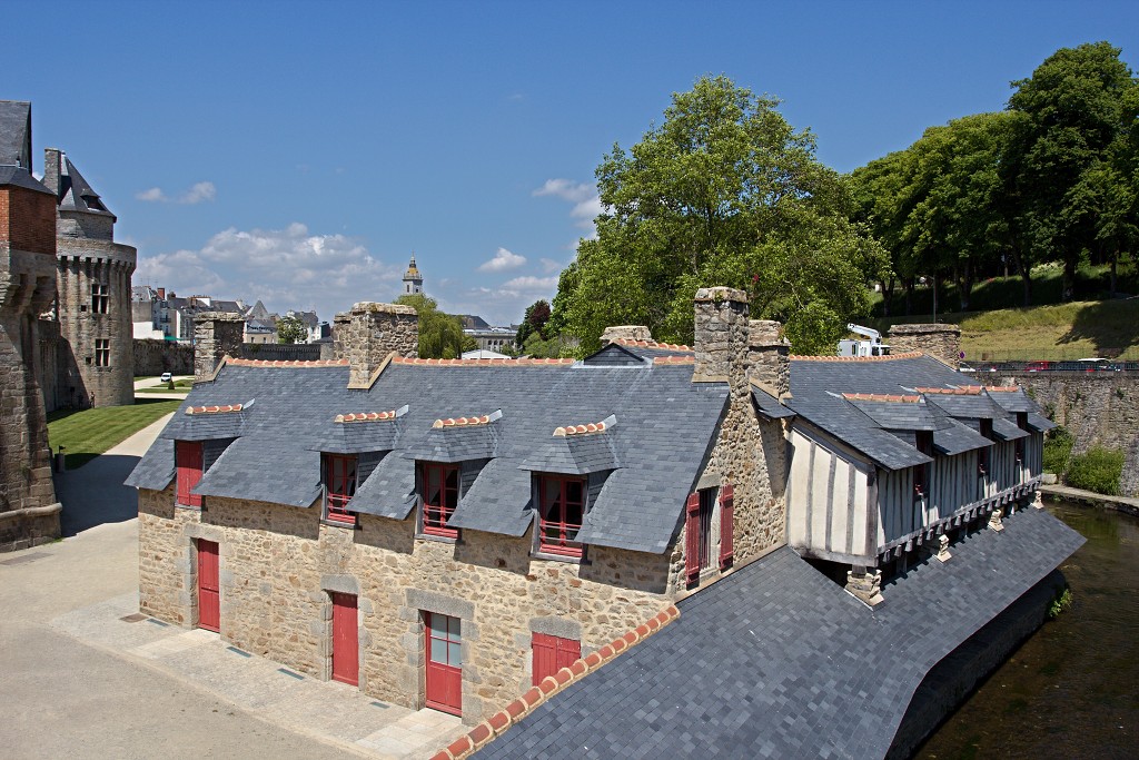 La cathédrale Saint-Pierre de Vannes morbihan bretagne frankrijk Stadsmuren normandie france citadelle erfgoed